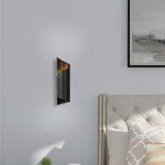 Aydinlatmadunyam Aplik Black Kivrik-Mr-838