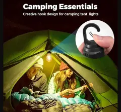 Taşınabilir kamp ışık 600mAh LED kamp lambası kanca ile taşınabilir aydınlatma
