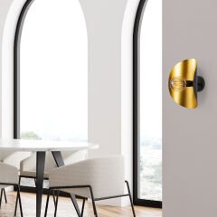 Aydinlatmadunyam Aplik BlackGold Eger-Mr-839