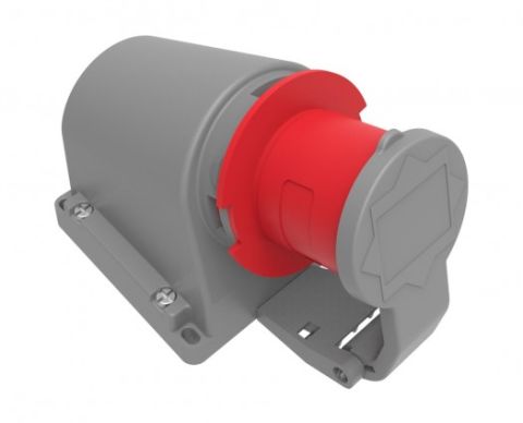 Bemis  5/16A. 90° Eğik Duvar Fiş (Yaylı Kapaklı) IP44 BC1-1505-2235