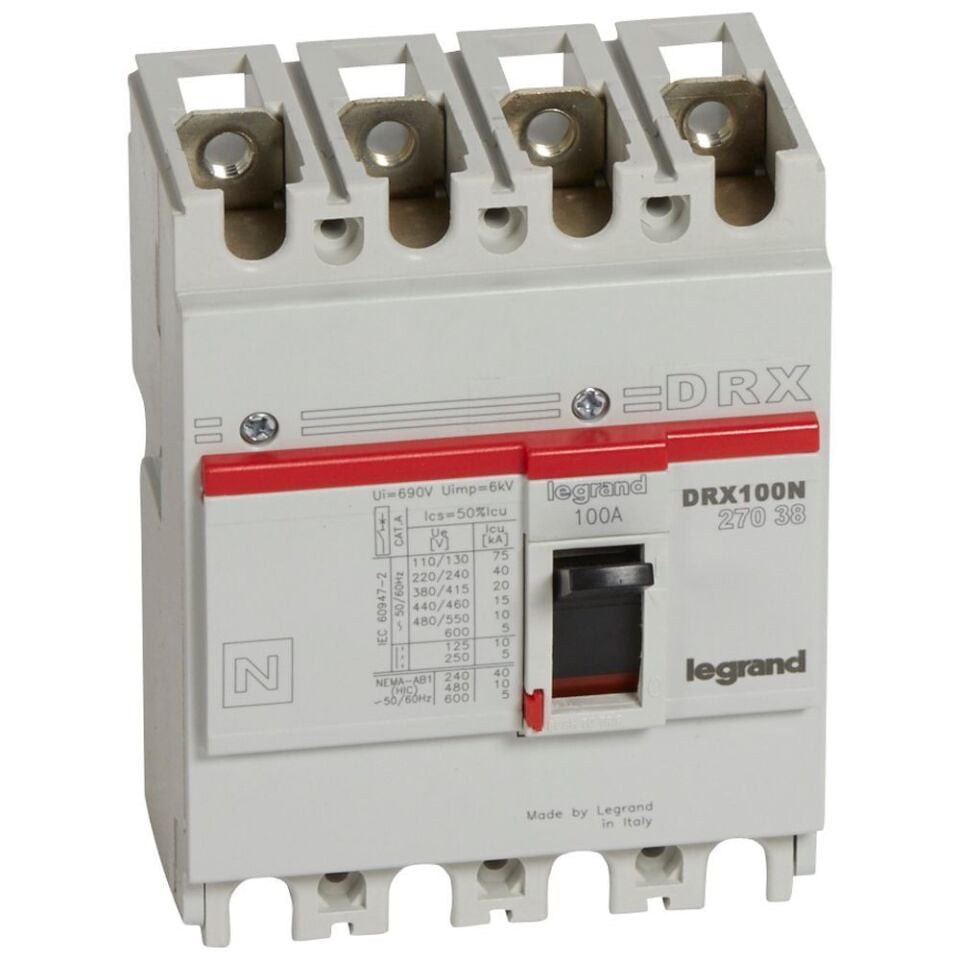 Legrand  DRX125 Sabit 4P 100A 20kA  LEG-027038