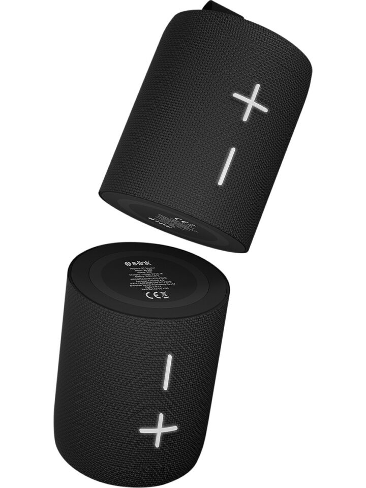 S-Link Sl-S82 Quantone Siyah 40W 4000Mah + 4000Mah Tf-Aux-Tws-Ipx6 Miknatisli Bluetooth Hoparlör