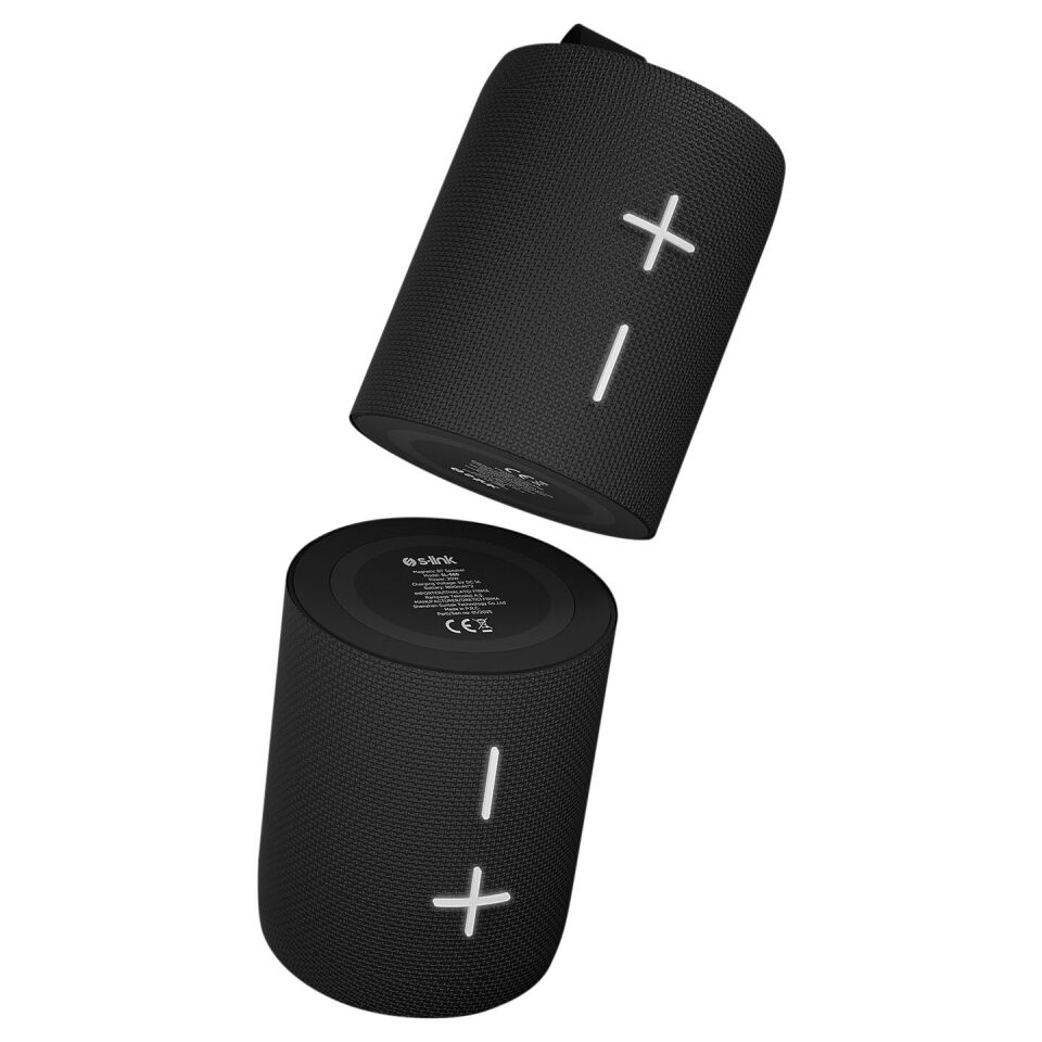 S-Link Sl-S82 Quantone Siyah 40W 4000Mah + 4000Mah Tf-Aux-Tws-Ipx6 Miknatisli Bluetooth Hoparlör