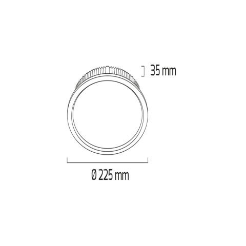 Goya Gy 1773-32 Beyaz Kasa 32W 6500K Backlight Armatür