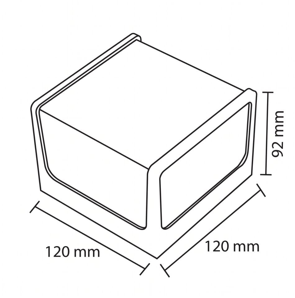 Horoz 076-068-0008 Cube 8W 4200K Plastik Bahçe Armatürü