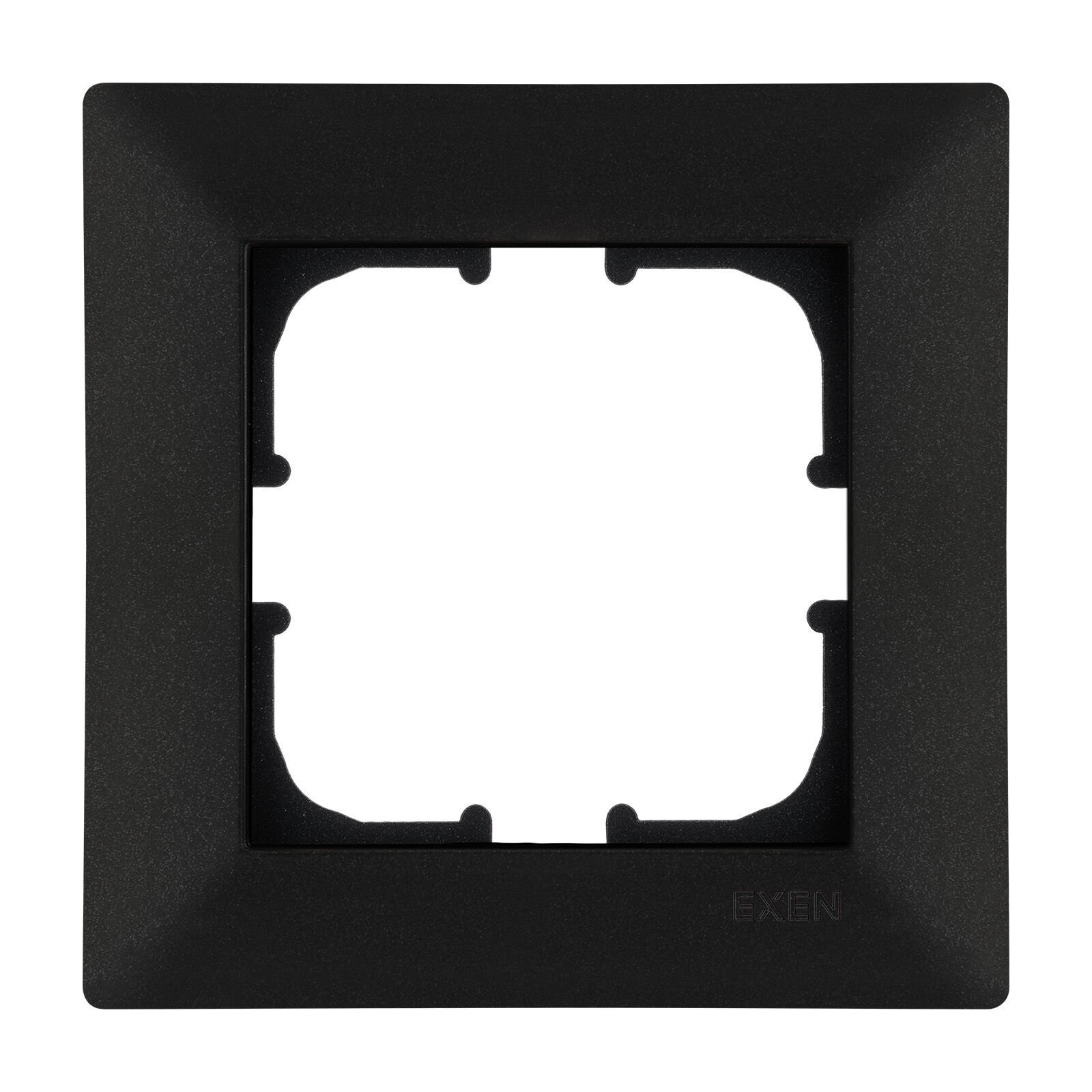 Exen Odak Metalik Siyah Tekli Çerçeve