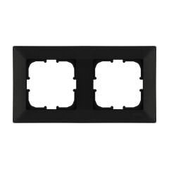 Exen Odak Metalik Siyah Ikili Çerçeve