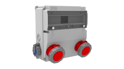 Bemis  5/32A. 380V. 2 Ad. Ön-1/16A. 220V. 2 Ad.  Yan IP66 BD9-6230-2020