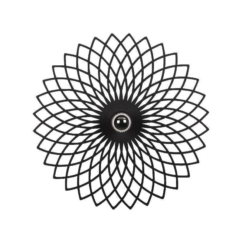 Aydinlatmadunyam Aplik Black Papatya-Mr-987