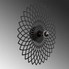 Aydinlatmadunyam Aplik Black Papatya-Mr-987