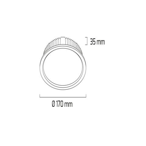 Goya Gy 1773-24 Beyaz Kasa 24W 4000K Backlight Armatür