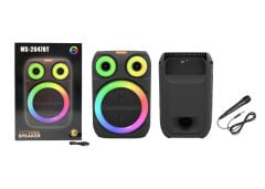 Platoon Pl-4670 Bt,Sd,Usb Girisli Rgb Isikli Mikrofonlu Speaker