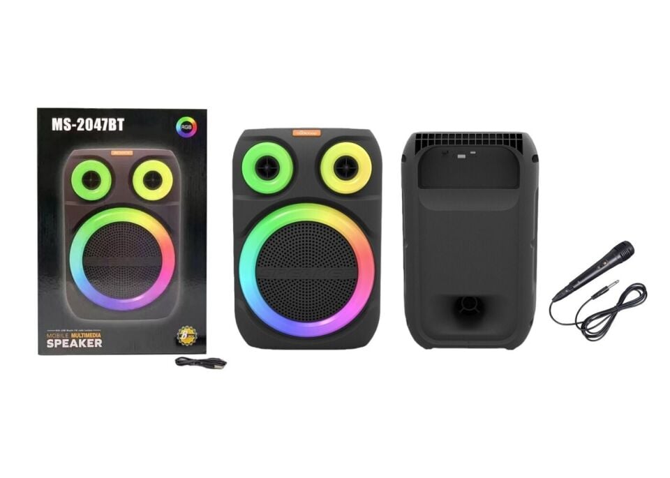 Platoon Pl-4670 Bt,Sd,Usb Girisli Rgb Isikli Mikrofonlu Speaker