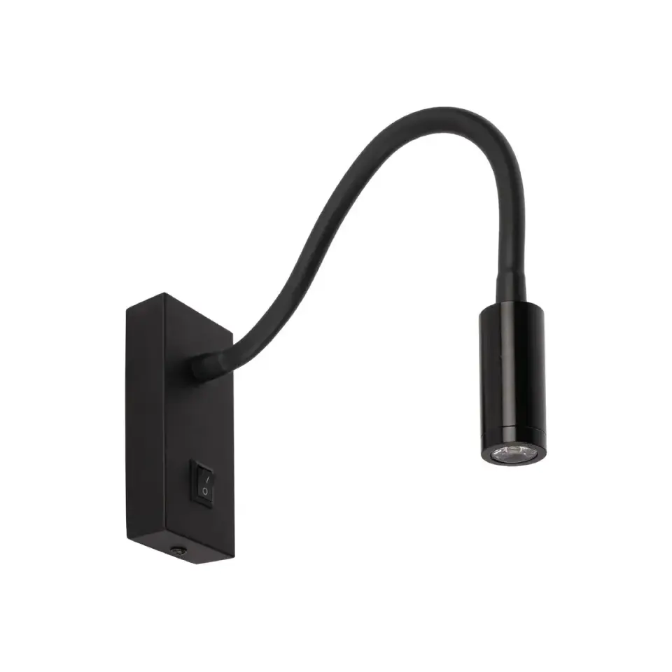 ACK 3W Siyah 3000K  Led Aplik AH09-00301