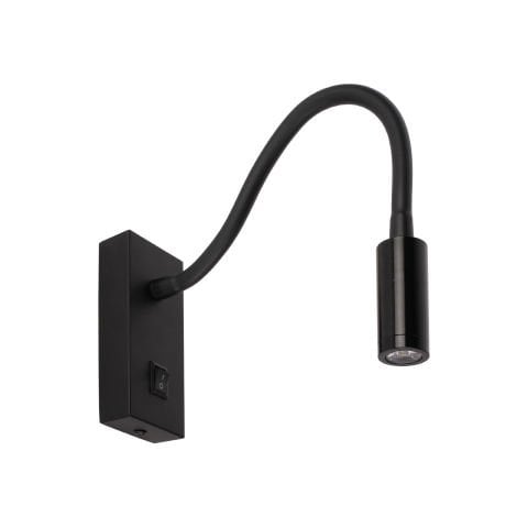 ACK 3W Siyah 3000K  Led Aplik AH09-00301