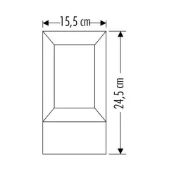 Cata Milan Bahçe Armatürü CT-7030