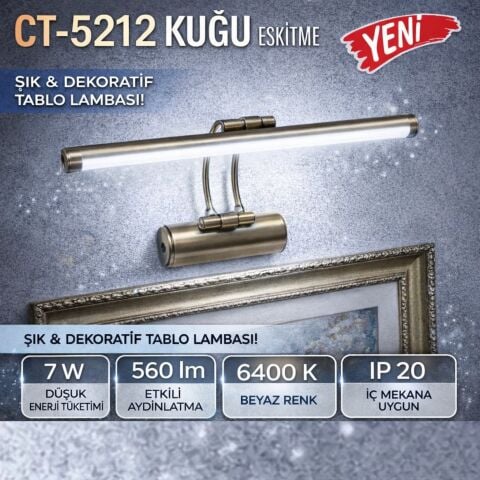 CATA Kugu Krom Banyo Aplik Günisigi CT-5212KG