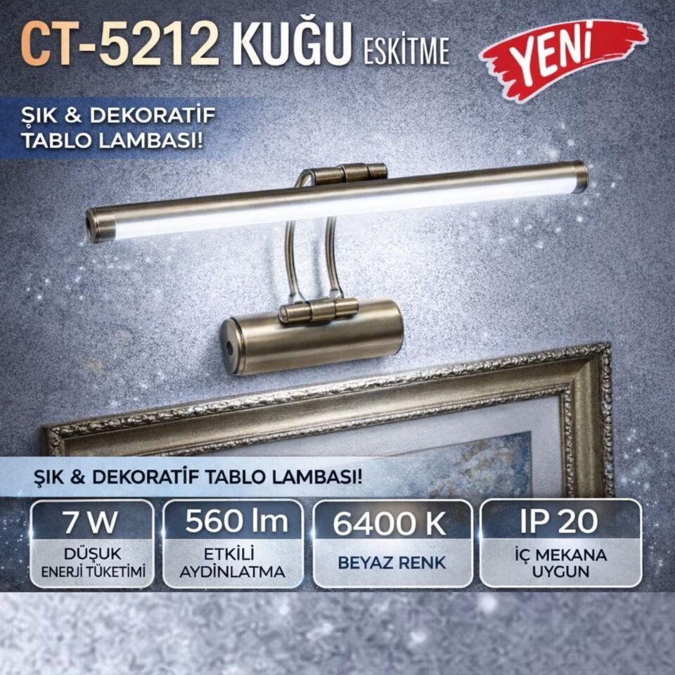 CATA Kugu Krom Banyo Aplik Günisigi CT-5212KG