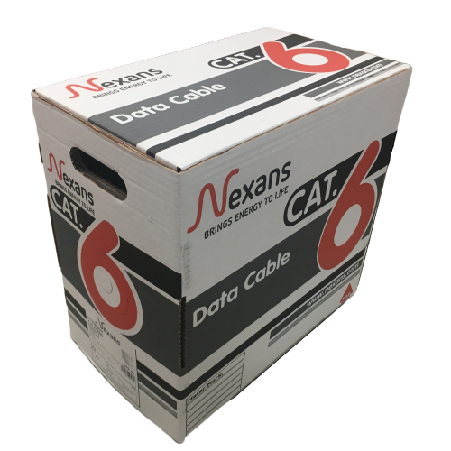 Nexans Cat6 U-Utp Ethernet 23 Awg İnternet Kablosu Bakır (305m)