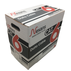 Nexans Cat6 U-Utp Ethernet 23 Awg İnternet Kablosu Bakır (305m)