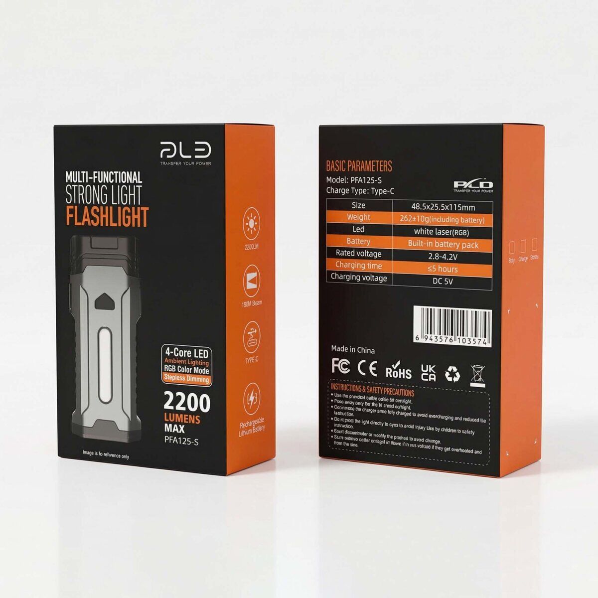 Pld Pfa-125 Usb Sarjli El Feneri