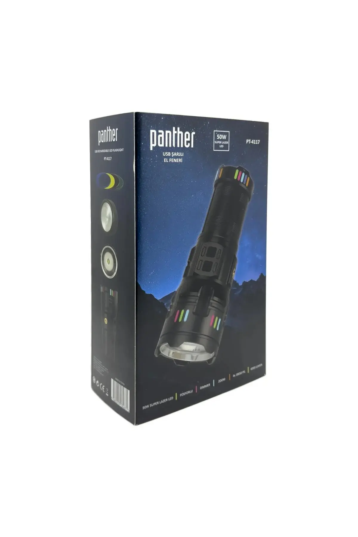 Panther Pt-4117 Usb Sarjli El Feneri