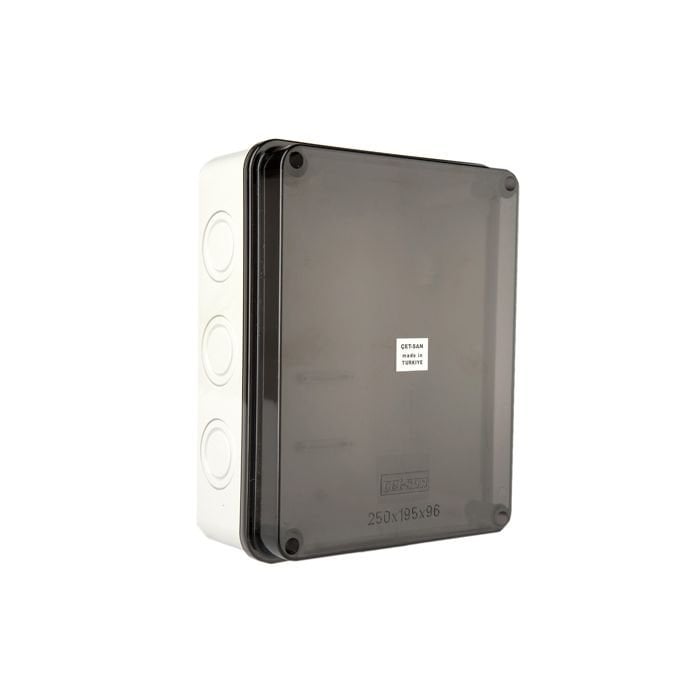 Cetsan 250 x 195 x 96 Termo Pls. Buat Şeffaf Kapaklı KB.0012-1