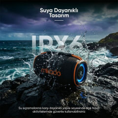 Mikado Md-32Bt Siyah Ipx6 30W Rgb Isikli 4500Mah Tf Kart+Usb Destekli Bluetooth Hoparlör