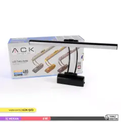 ACK 6W Siyah 3000K Led Tablo Aplıgı AH10-00101