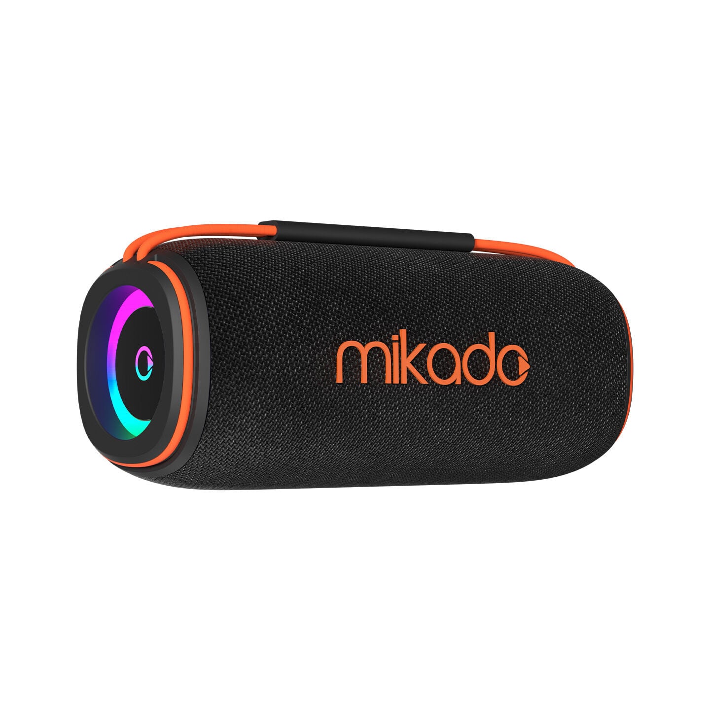 Mikado Md-33Bt Siyah Ipx6 60W Rgb Isikli 7200Mah Tf Kart+Usb Destekli Bluetooth Hoparlör