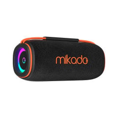 Mikado Md-33Bt Siyah Ipx6 60W Rgb Isikli 7200Mah Tf Kart+Usb Destekli Bluetooth Hoparlör