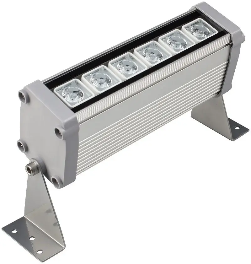 Aydınlatma Dünyam Wallwasher Duvar Aydınlatma 20 Cm 6 Watt Yeşil Işık