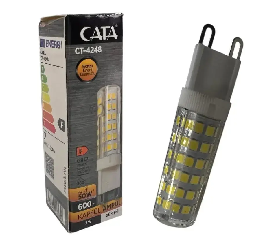 CATA CT-4248 7W Kapsül Ampül G9 Duy Günisigi