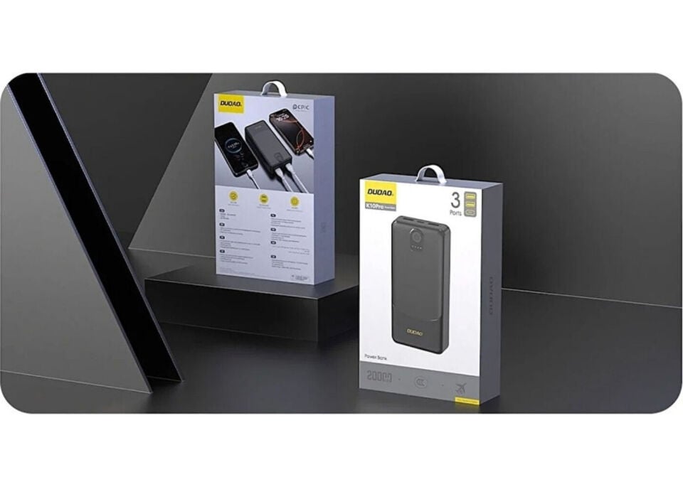 Dudao K10Pro 20.000Mah Tasinabilir Sarj Cihazi Powerbank