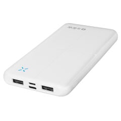 S-Link Ip-G12N 10000Mah Micro+Usb+ Type-C Giris+Çikis Beyaz. Tasinabilir Pil Sarj Cihazi Powerbank