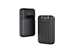 Snapron Snp-3006 10.000 Mah Pd 22.5W Usb-A Usb-C Lighting Dahili Kablolu Hizli Sarj Lcd Ekran Powerbank