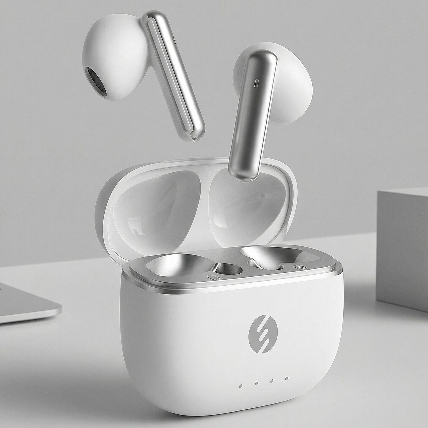 S-Link Weber G10 Beyaz Dokunmatik Gerçek Kablosuz Bluetooth V5.1 Tws Mikrofonlu Kulaklik
