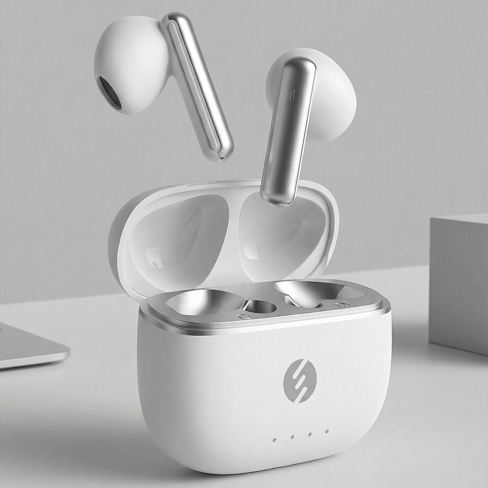 S-Link Weber G10 Beyaz Dokunmatik Gerçek Kablosuz Bluetooth V5.1 Tws Mikrofonlu Kulaklik