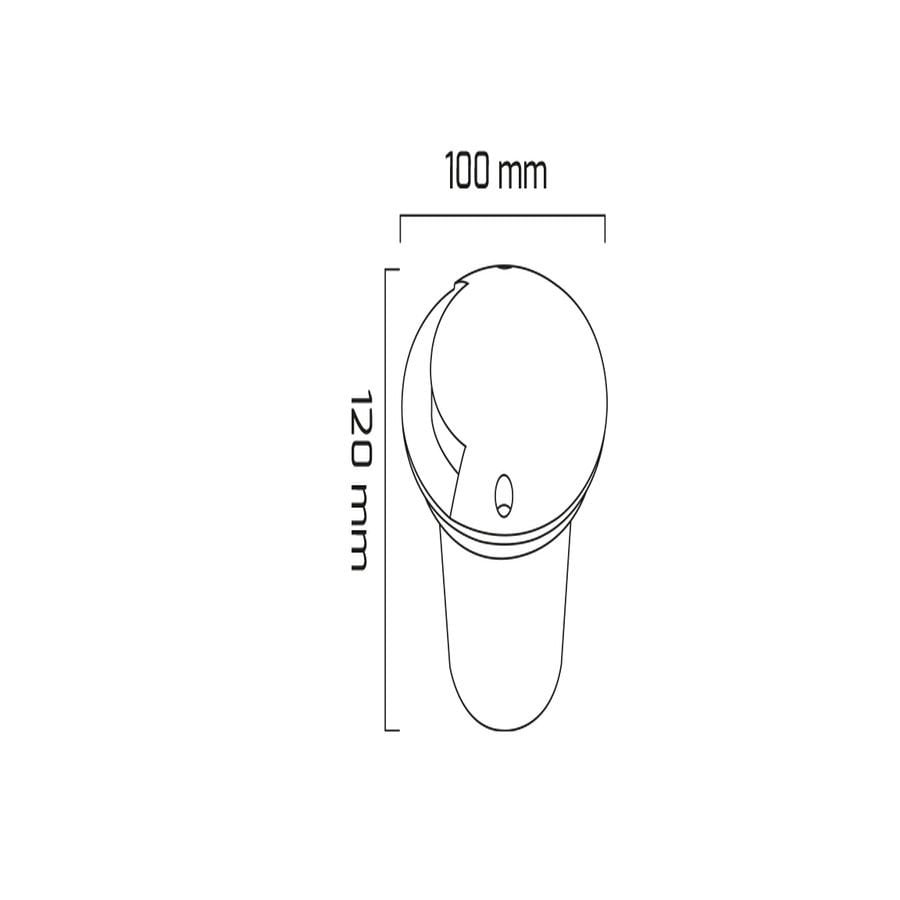 Goya Gy 6244 Siyah Kasa 3W 3000K Led Bahçe Armatür