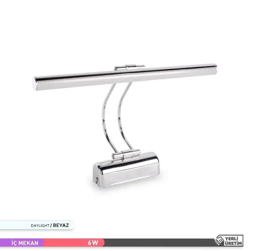 ACK 6W Krom 6500K Led Tablo Apliği AH10-00135