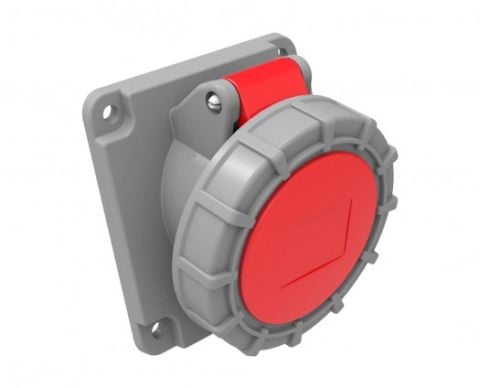 Bemis  5/16A. 45° Eğik Makine Priz IP67 BC1-1505-7420