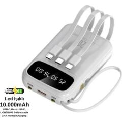 Acl Usb-C, Micro Usb-C, Lightning 1000 mAH PowerBank