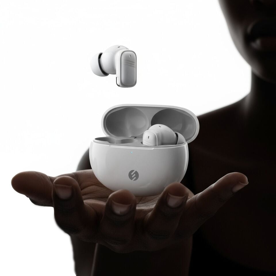 S-Link Bemy Beyaz 4 Mikrofonlu Enc + Anc Bluetooth V5.3 Tws Gerçek Kablosuz Kulaklik