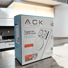 ACK Ledli Prizli Tezgah Altı Armatür 3000K Beyaz AH11-00200