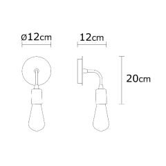 Aydinlatmadunyam Aplik Black Harput-N-1322