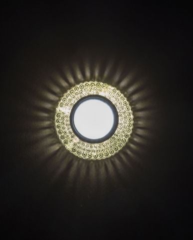 Noas Nilus 4000K Led Çerçeveli Dekoratif Kristal Cam Spot Kasası YL65-1747 - Ampul Hariç