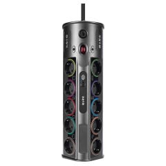 S-Link Prz01 Prizhive 3M 1860 Joule 1.5Mm 1 Usb 1 Typec 2.1A/5V 16A 250V 3680W 10Lu Akim Korumali Priz