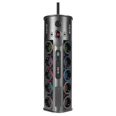 S-Link Prz01 Prizhive 3M 1860 Joule 1.5Mm 1 Usb 1 Typec 2.1A/5V 16A 250V 3680W 10Lu Akim Korumali Priz