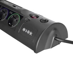 S-Link Prz01 Prizhive 3M 1860 Joule 1.5Mm 1 Usb 1 Typec 2.1A/5V 16A 250V 3680W 10Lu Akim Korumali Priz