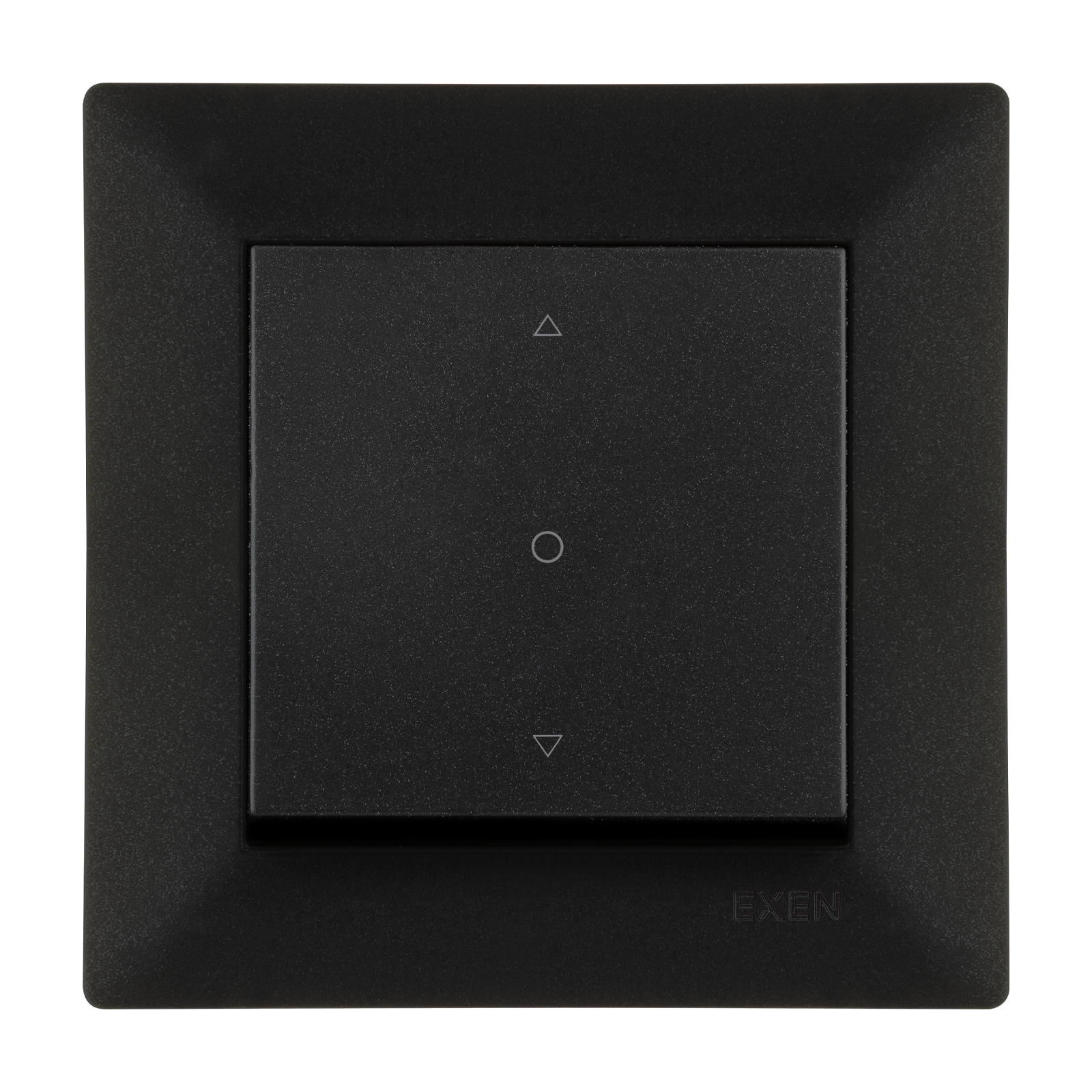 Exen Odak Metalik Siyah Tek Tuslu Jaluzi Komple Takim